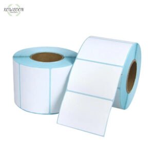Alternative view of Wholesale blank white custom-printed direct-heating barcode paper, label sticker rolls
